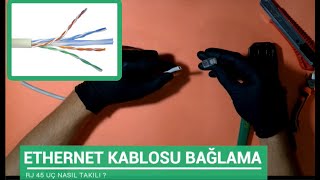 İnternet Kablosu Nasıl Bağlanır ? Rj 45 Bağlama