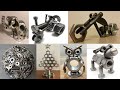 Nut and bolt craft ideas  scrap metal art ideas