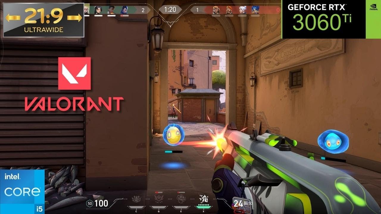 Valorant Ultrawide 219 RTX 3060 Ti + i5 13400F (WFHD Very High