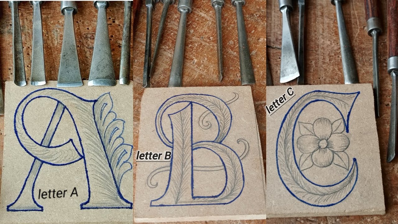 ABC MDF carving unleash your creativity how to wood carving