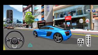 Driving Blue Audi R8 On Highway 🔥 | Car Simulator | New Car Game | 451 #cargame #games #gameplay  screenshot 3