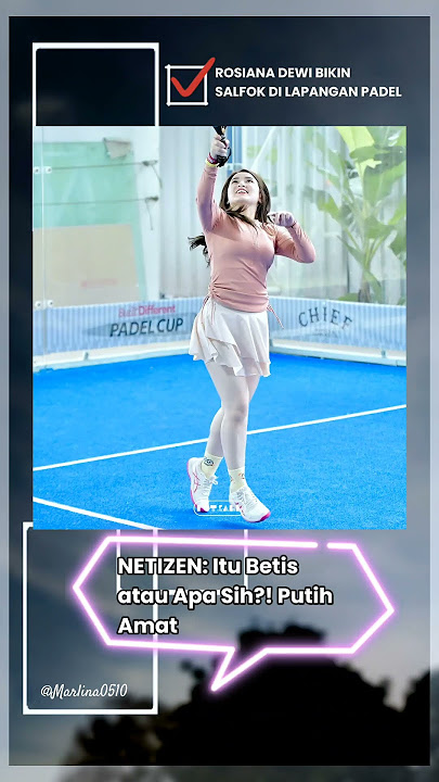 Rosiana Dewi di Lapangan Padel #videoshort #artist #padel #rosianadewi