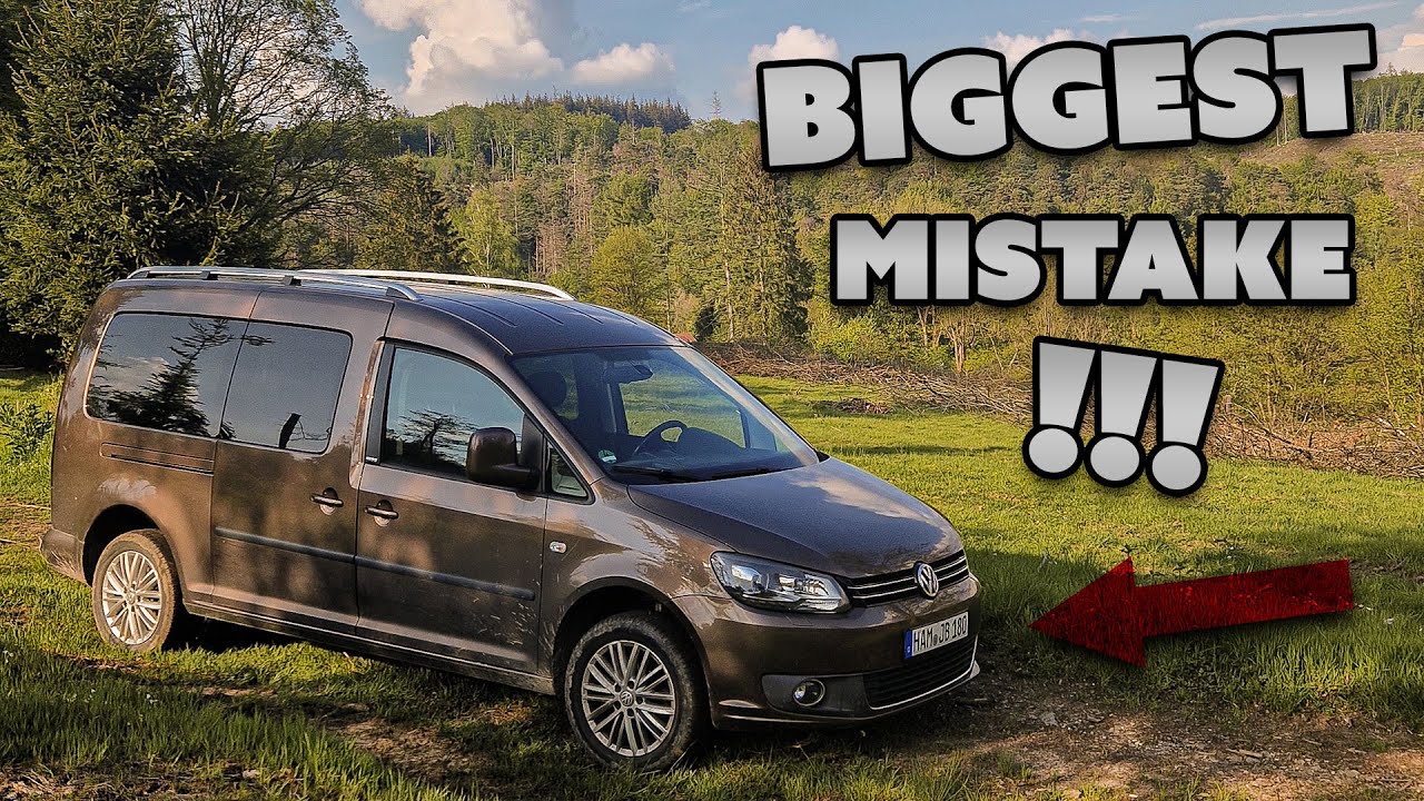 My VAN got way too HEAVY! | VW Caddy Maxi Camper Conversion PT. 7 - YouTube