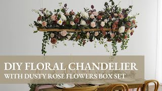 Ling's Tutorial: How to make beautiful floral chandelier for wedding