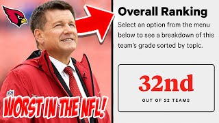 The WORST Ran Team In The NFL! The Cardinals Report Card Is HORRIBLE! 😵‍💫