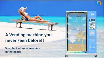 Energy Saving Sun Cream Vending Machine All Round Automatic Spray For Playgrounds