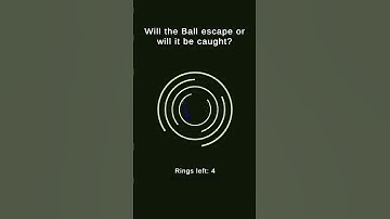 Can the ball escape before it gets caught? #ballescape #digitalart #satisfying #games #coding #asmr