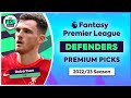 TOP 5 FPL PREMIUM DEFENDERS | GW1 Players to Watch | Fantasy Premier League 2022/23 Tips