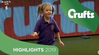 5YearOld Izzy Keeps Her Cool As Milo The Dog Takes A Wander | Crufts 2019
