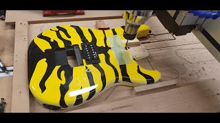How to made a neck pickup hole in ESP George Lynch guitar