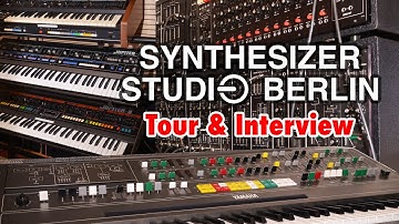 Synthesizer Studio Berlin Tour: Yamaha CS-80, Roland System 700, Jupiter-8...