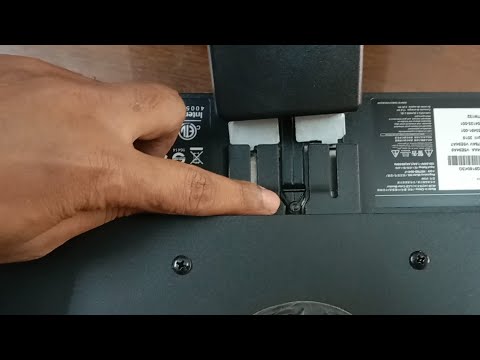 How to remove hp Monitor Stands easily