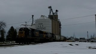 CSX 8707 at Manteno, IL