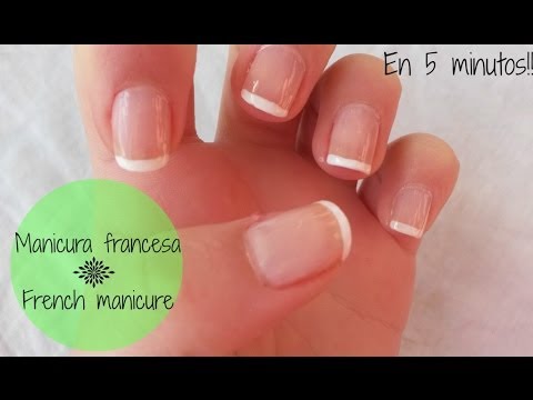 Vídeo: Cómo Hacer Manicura Francesa En Casa - Tutorial Paso A Paso