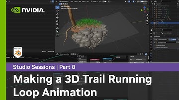 [Blender] Making a 3D Trail Running Loop Animation w/ Alexandre Albisser Part 8: Adding Other Biomes