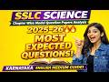 SSLC Science Chapter Wise MQP Analysis 2025–26  English Medium Guide