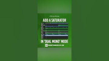 Logic Tutorial -MID/ SIDE Saturation In Logic Pro X #shorts