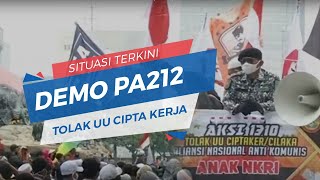 🔴 BREAKING NEWS - Situasi Terkini Demo PA 212 Tolak Omnibus Law Cipta Kerja