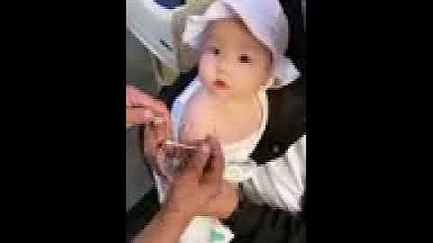 baby vaccinneted viral funny video #shorts
