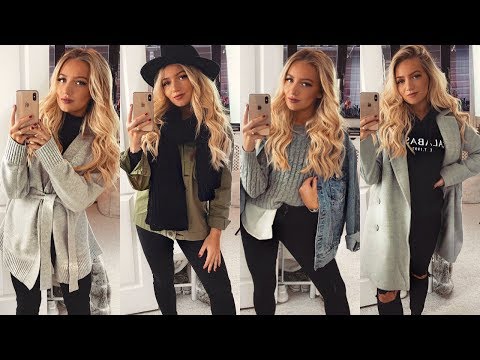WINTER OUTFITS With BLACK JEANS! ☃️ 2018 / 2019
