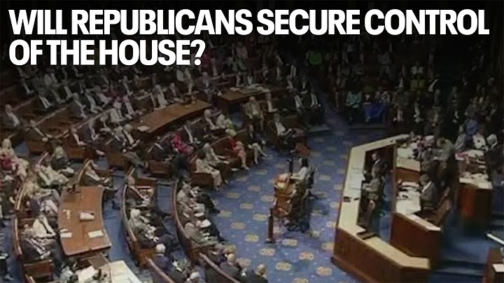 Will Republicans secure control of the House?
