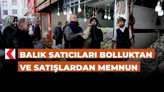 Balık Satıcıları Bolluktan Ve Satışlardan Memnun