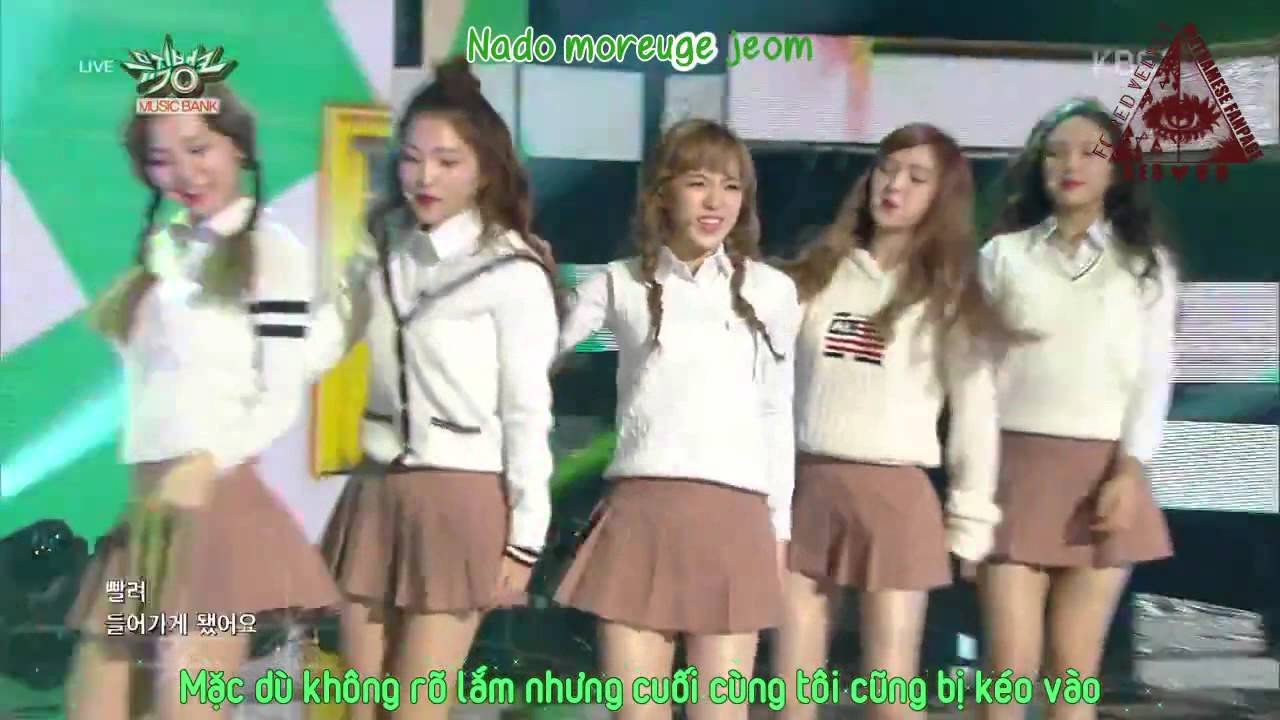[RedHeartVN][Vietsub + Kara] 150911 Red Velvet Live Music Bank  - Huff n Puff