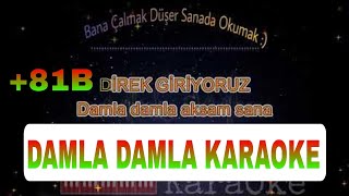 Damla Damla Karaoke(Orhan Ölmez)Türkçe Piano Slow Karaoke Resimi