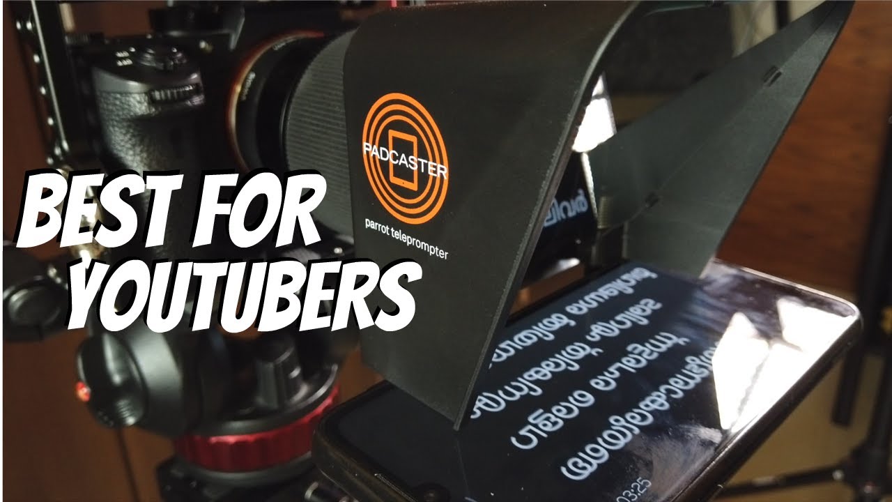 Parrot teleprompter Padcaster_the best for YouTubers Malayalam Review YouTube