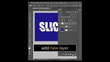 How to create Sliced Text in Photoshop | Text Slicing Effect | Typography | Information