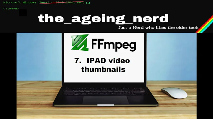 FFMPEG basic series - Part 7 - Create iphone/ipad thumbnails on video in photo app with ffmpeg