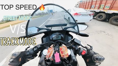 Yamaha r15 v4 Top speed Test In All Modes(naam ka Hai Track Mode)Track Mode Vs Street Mode ! #r15v4