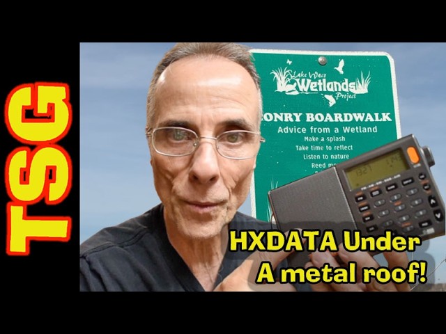 XHDATA D-808 at the wetlands hunting frequencies