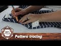 Tracing a sewing pattern from clothes