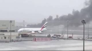 FLUGZEUG EXPLODIERT Dubai 03.08.2016