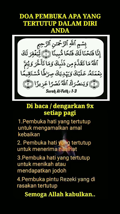 QS Al-Fath 1-3 Mari amal kan sobat