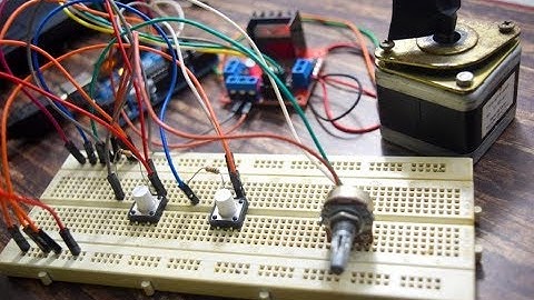 Stepper motor speed & direction control using Arduino  #arduino #project #diyprojects #robotics