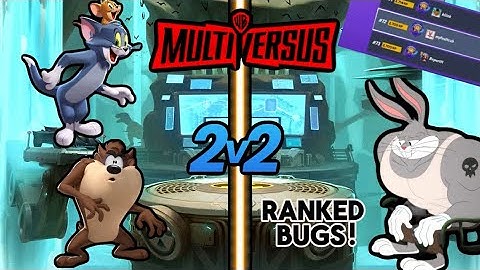 Can I beat a ranked bugs in 2v2⁉️ (MultiVersus 2v2 ranked gameplay)