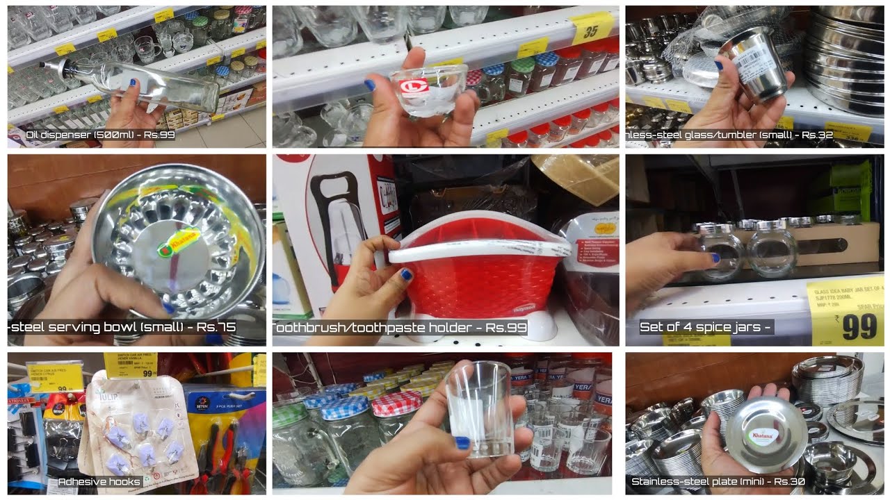 🛍️SPAR 2 Minutes Kitchen Shopping🚨 Everything Under @Rs.99🤩 Clearance Sale September 2023 