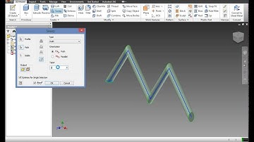 How to use the Sweep Feature - Autodesk Inventor Tutorial #4