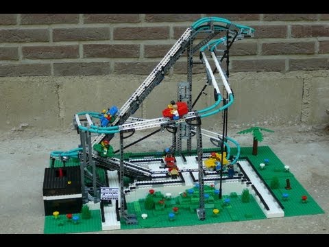 Working LEGO Roller Coaster!