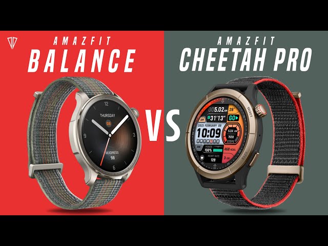 Amazfit Balance VS Amazfit Cheetah Pro 