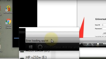 आइये सीखते हैं | how to fix | Applet error | Error Loading Applet | Internet Explorer | iTubeRJ