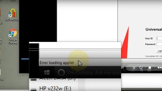 Celebrity आइये सीखते हैं | how to fix | Applet error | Error Loading Applet | Internet Explorer | iTubeRJ Wealth
