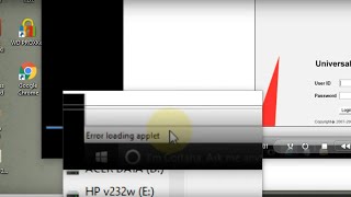 आइये सीखते हैं | how to fix | Applet error | Error Loading Applet | Internet Explorer | iTubeRJ screenshot 1
