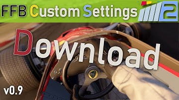 Project Cars 2 FFB Custom Settings v0.9 for T300/TX