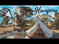 STAYING IN A LUXURY GLAMPING TENT at Balgownie Estate Bendigo, Victoria | HOW TO GLAMP