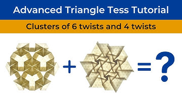 Advanced Triangle Twist Origami Tessellation Tutorial