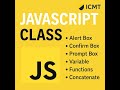 javaScript Class Alert,confirm,prompt box,Variable,function,concatenate