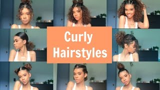 10 EASY CURLY HAIRSTYLES